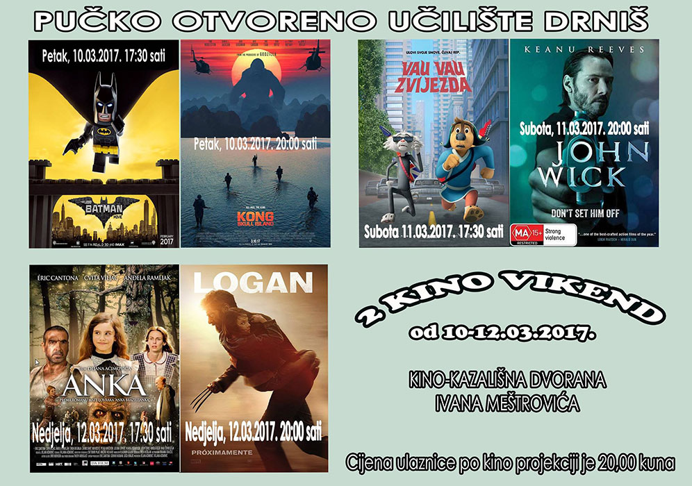 KINO VIKEND 10.-12.03.2017.