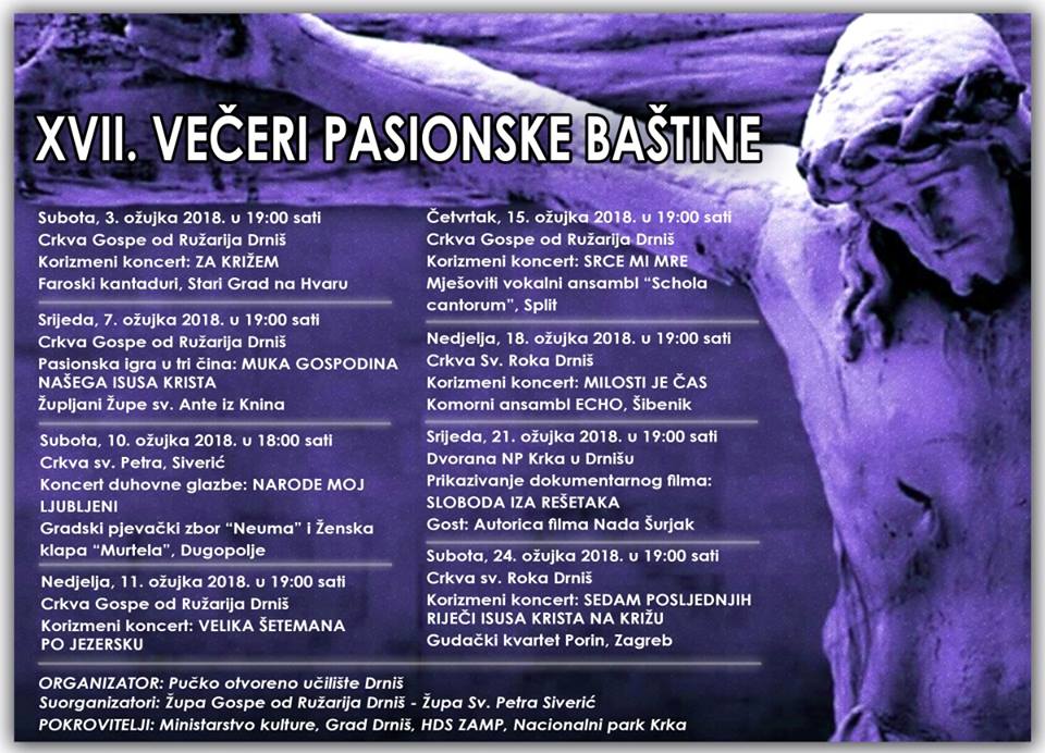 XVII. VEČERI PASIONSKE BAŠTINE