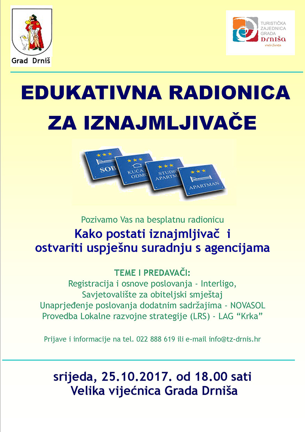 RADIONICA ZA IZNAJMLJIVAČE