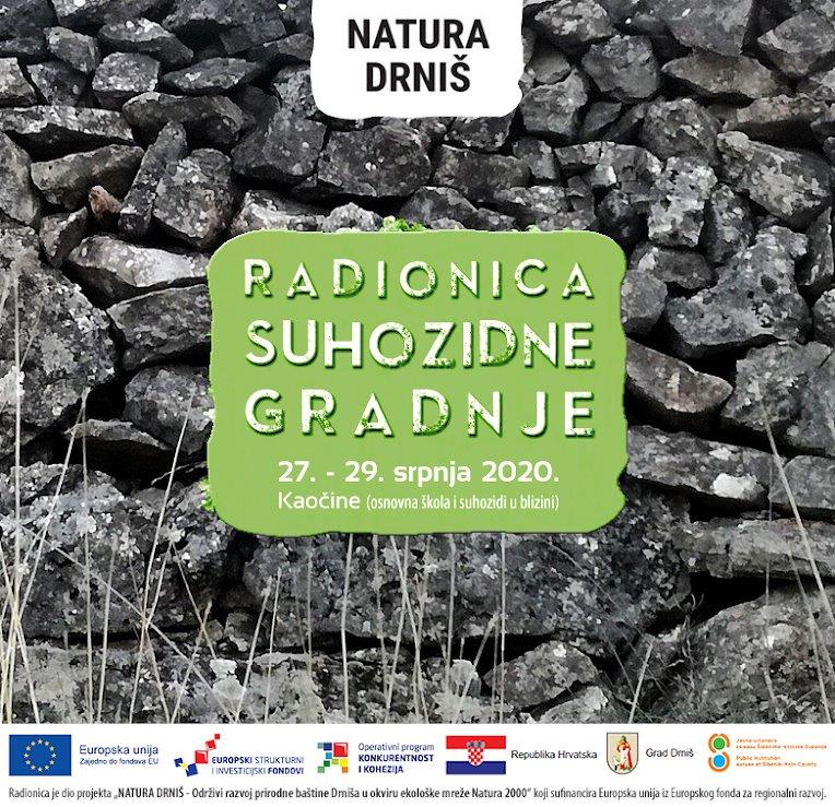 Radionica suhozidne gradnje – Natura Drniš